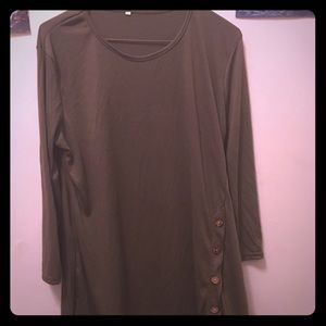 Olive green blouse